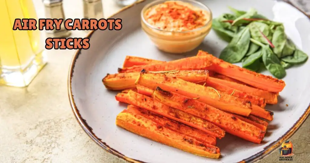 Air fry carrots sticks